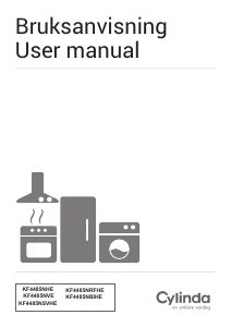 Manual Cylinda KF 4485NRFHE Fridge-Freezer