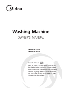 Manual Midea MF200W70B/E Washing Machine