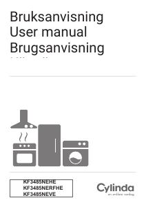 Brugsanvisning Cylinda KF 3485NEHE Køle-fryseskab
