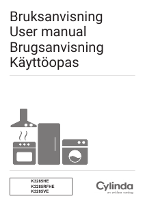 Bruksanvisning Cylinda K 3285VE Kylskåp