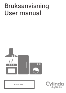 Bruksanvisning Cylinda FTA 6496A Tvättmaskin