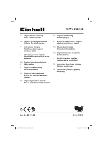 Manual Einhell TC-WD 200/150 Polizor de banc cu piatră