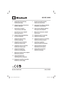 Bedienungsanleitung Einhell GC-EC 2040 Kettensäge