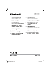 Priročnik Einhell CC-IW 950 Udarni ključ