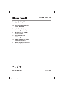 Manual de uso Einhell GC-EM 1743 HW Cortacésped