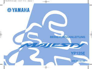 Bedienungsanleitung Yamaha Majesty125 (2008) Roller