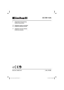 Bedienungsanleitung Einhell GC-EM 1536 Rasenmäher