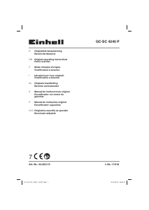 Manuale Einhell GC-SC 4240 P Scarificatore