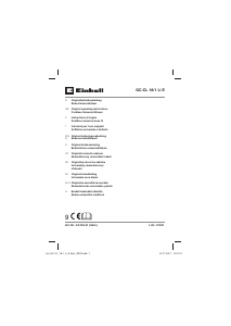 Handleiding Einhell GC-CL 18/1 Li E Bladblazer