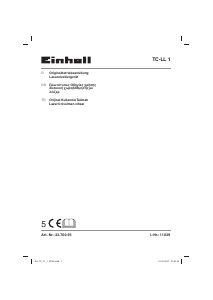 Εγχειρίδιο Einhell TC-LL 1 Γραμμικό λέιζερ