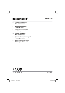 Manuale Einhell CC-PO 90 Lucidatrice