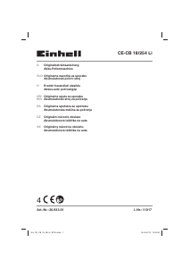 Priručnik Einhell CE-CB 18/254 Li Brusilica za poliranje