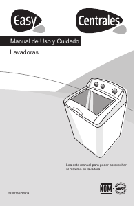 Manual de uso Easy DCA17385XGG Lavadora