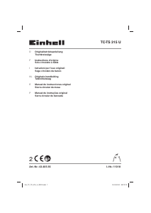 Manual de uso Einhell TC-TS 315 U Sierra de mesa