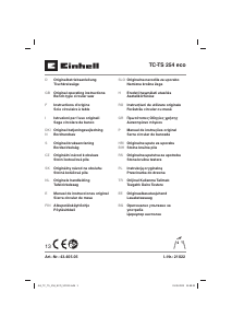 Kullanım kılavuzu Einhell TC-TS 254 eco Tezgah testere