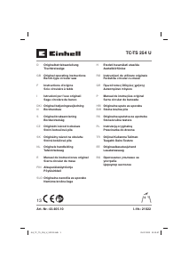 Kullanım kılavuzu Einhell TC-TS 254 U Tezgah testere