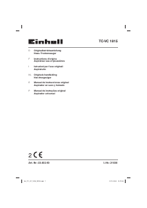 Manuale Einhell TC-VC 1815 Aspirapolvere