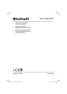 Instrukcja Einhell TC-VC 1930 SA Kit Odkurzacz