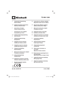 Käyttöohje Einhell TC-MA 1300 Roilojyrsin