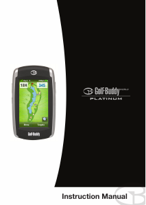 Handleiding GolfBuddy World Platinum Golf GPS