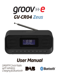 Manual Groov-e GV-CR04 Zeus Radio
