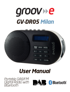 Manual Groov-e GV-DR05 Milan Radio