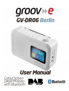 Handleiding Groov-e GV-DR06 Berlin Radio