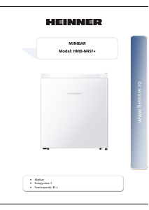 Manual Heinner HMB-N45F+ Refrigerator