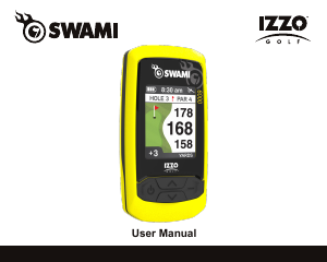 Manual IZZO Golf Swami 6000 Handheld Navigation