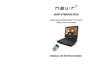 Manual de uso Nevir NVR-2790DVD-PCU Reproductor DVD