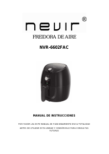 Manual Nevir NVR-6602FAC Deep Fryer