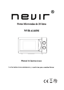 Manual Nevir NVR-6140M Microwave