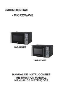 Manual Nevir NVR-6232MS Microwave