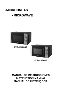 Manual de uso Nevir NVR-6233MGS Microondas