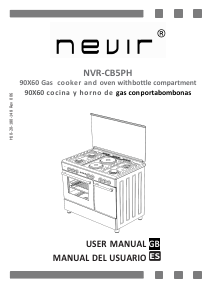 Manual de uso Nevir NVR-CB5PH Cocina