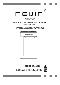 Manual de uso Nevir NVR-CB4P Cocina