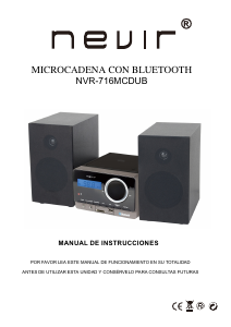 Manual Nevir NVR-716MCDUB Stereo-set