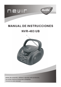 Manual Nevir NVR-483UB Aparelho de som