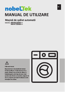 Manual NobelTek NWM72E06A++ Mașină de spălat