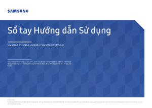 Hướng dẫn sử dụng Samsung VM55B-E Màn hình LED