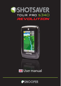 Handleiding Shotsaver Tour Pro S340 Golf GPS