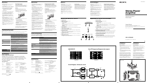 Handleiding Sony XM-2150GSX Autoversterker