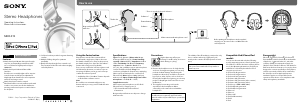 Manual de uso Sony MDR-X10 Auriculares