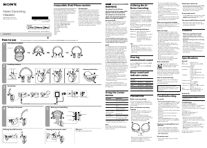 Manual de uso Sony DR-NC201iP Auriculares