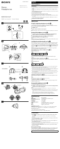 Manual de uso Sony MDR-EX510LP Auriculares
