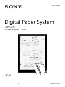 Manual Sony DPT-S1 Pen Tablet