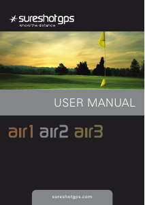 Handleiding Sureshotgps Air1 Golf GPS