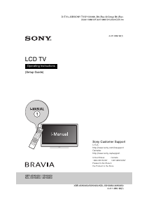 Handleiding Sony Bravia XBR-55HX950 LCD televisie