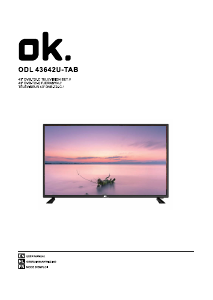 Handleiding OK ODL 43642U-TAB LED televisie