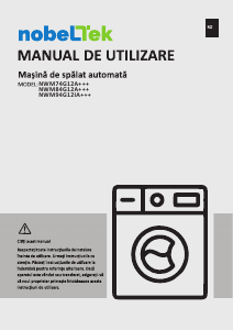 Manual NobelTek NWM74G12A+++ Mașină de spălat